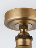 John Lewis Baldwin flush ceiling spotlight antique brass (British brand)