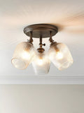 John Lewis Fulbrook 3 glass shade ceiling spotlight clear 51cm (British brand)