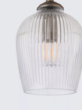 John Lewis Fulbrook clear glass ceiling spotlight, adjustable heads - British product