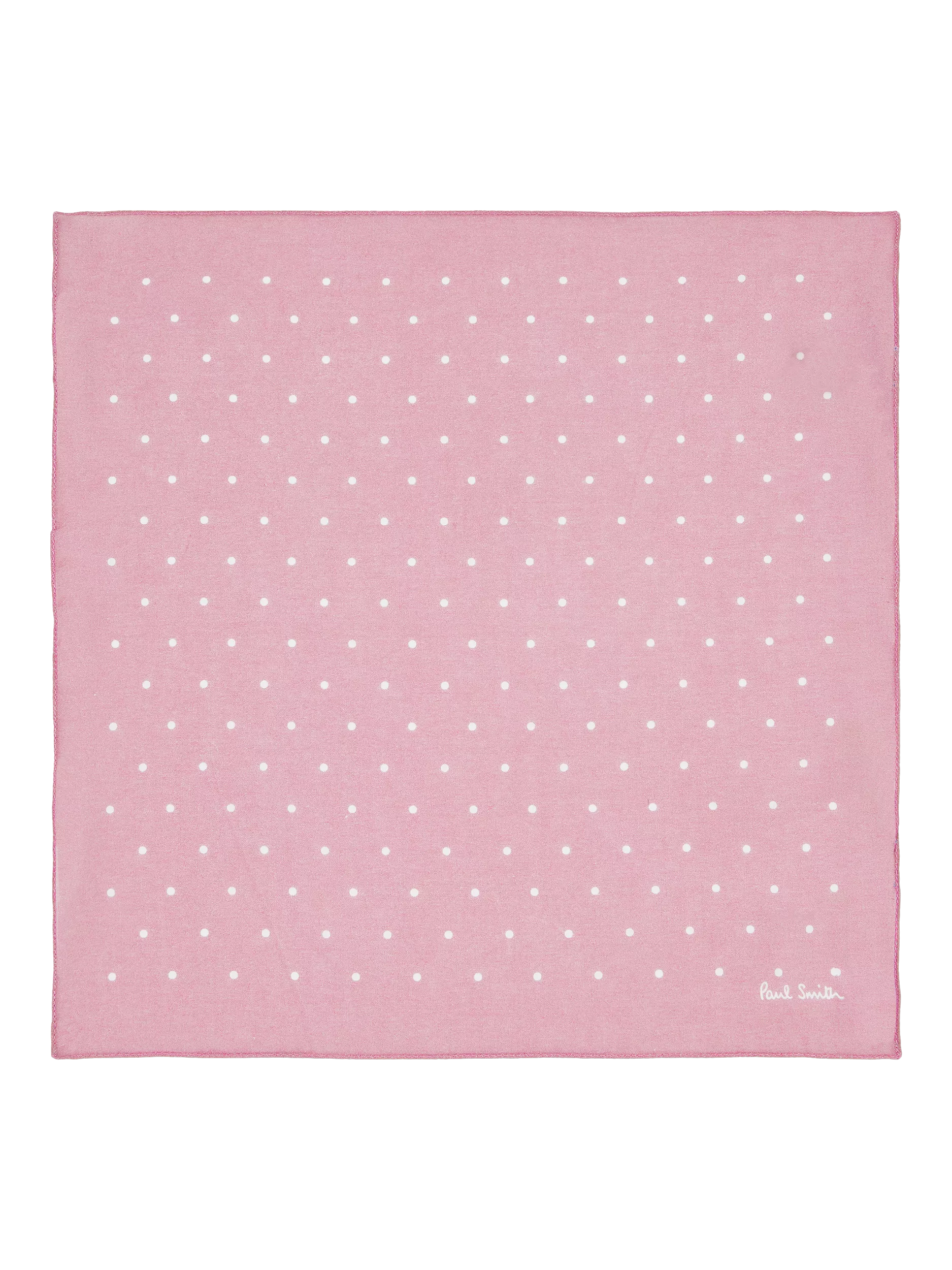 Paul Smith Polka Dot Cotton Pocket Square