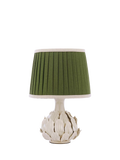 Joules Chatsworth small ceramic leaf table lamp natural cream, UK version