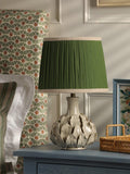 Joules Chatsworth small ceramic leaf table lamp natural cream, UK version