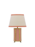 Joules Helmingham claw foot table lamp bright red, imported from the UK