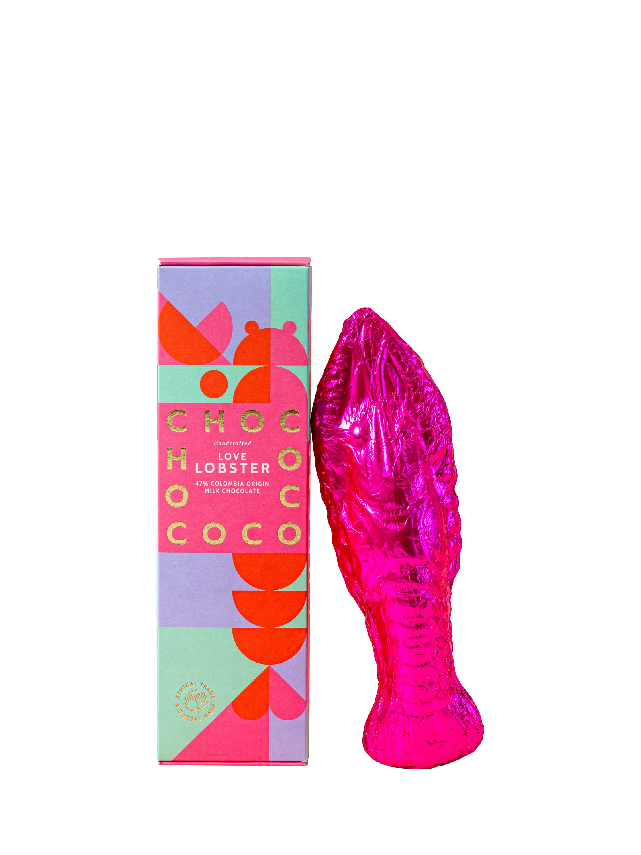 Chococo milk chocolate Love Lobster 125g, UK version