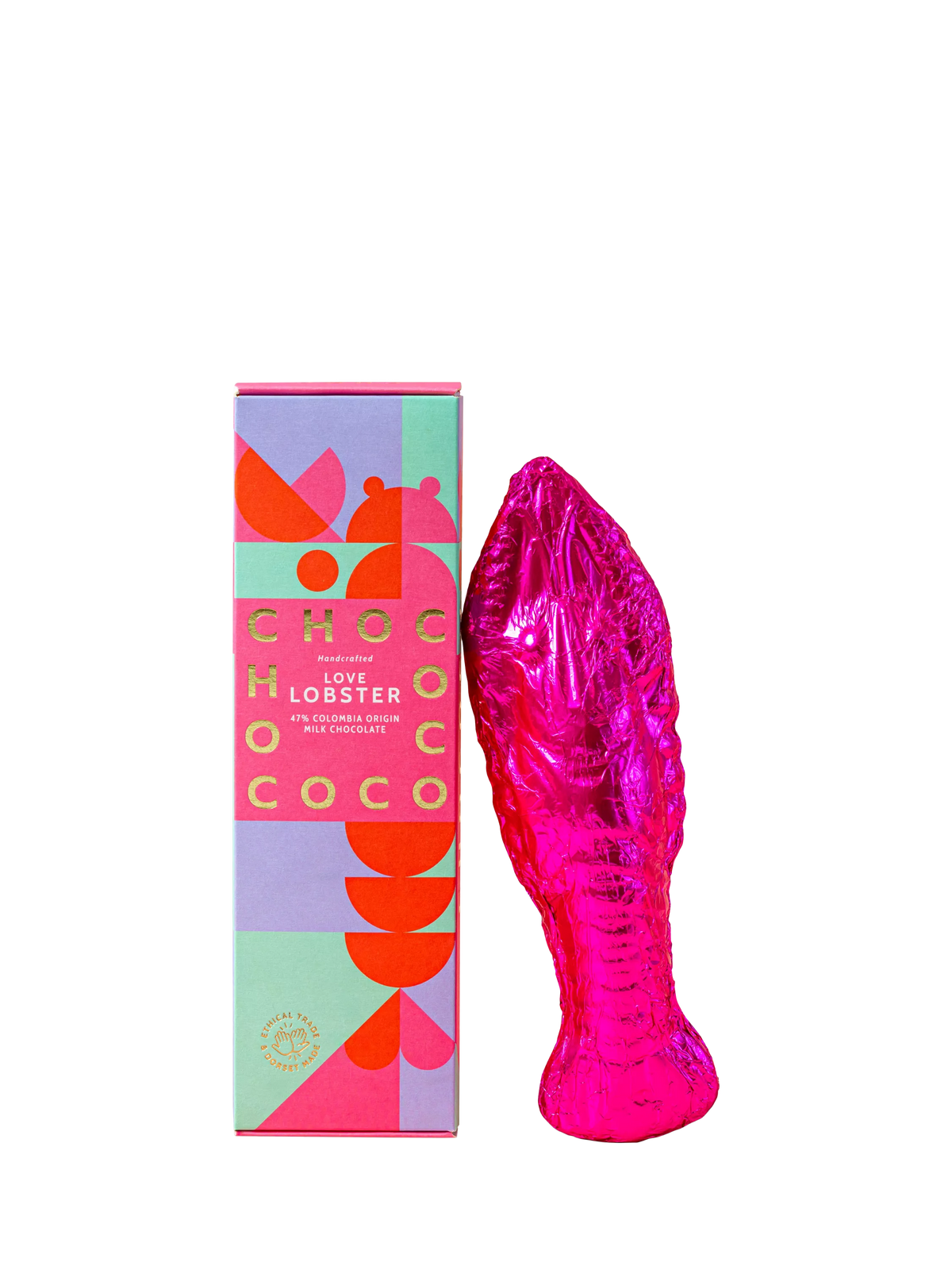 Chococo milk chocolate Love Lobster 125g, UK version
