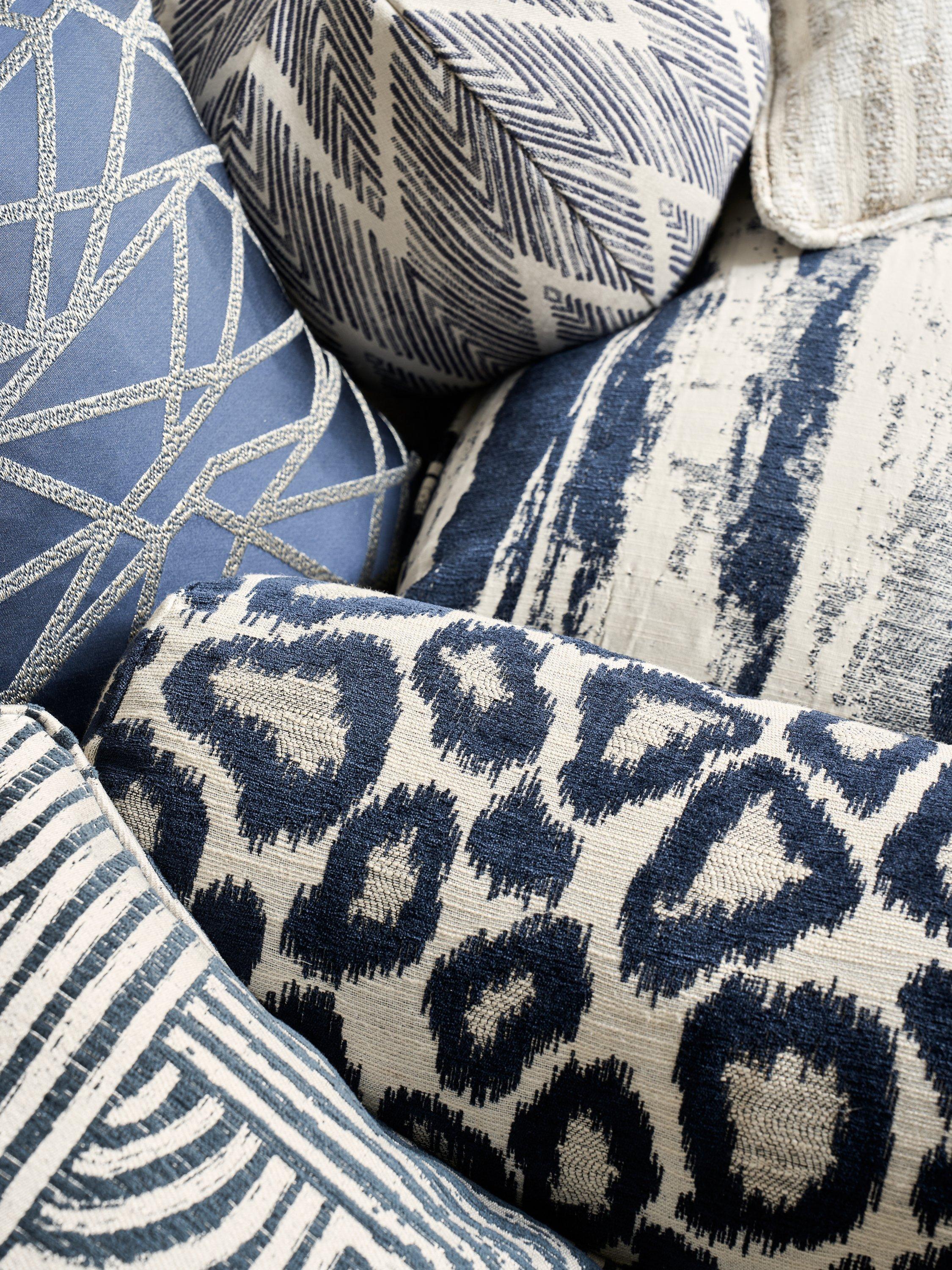 Clarke & Clarke Ortega woven chenille furnishing fabric - British product