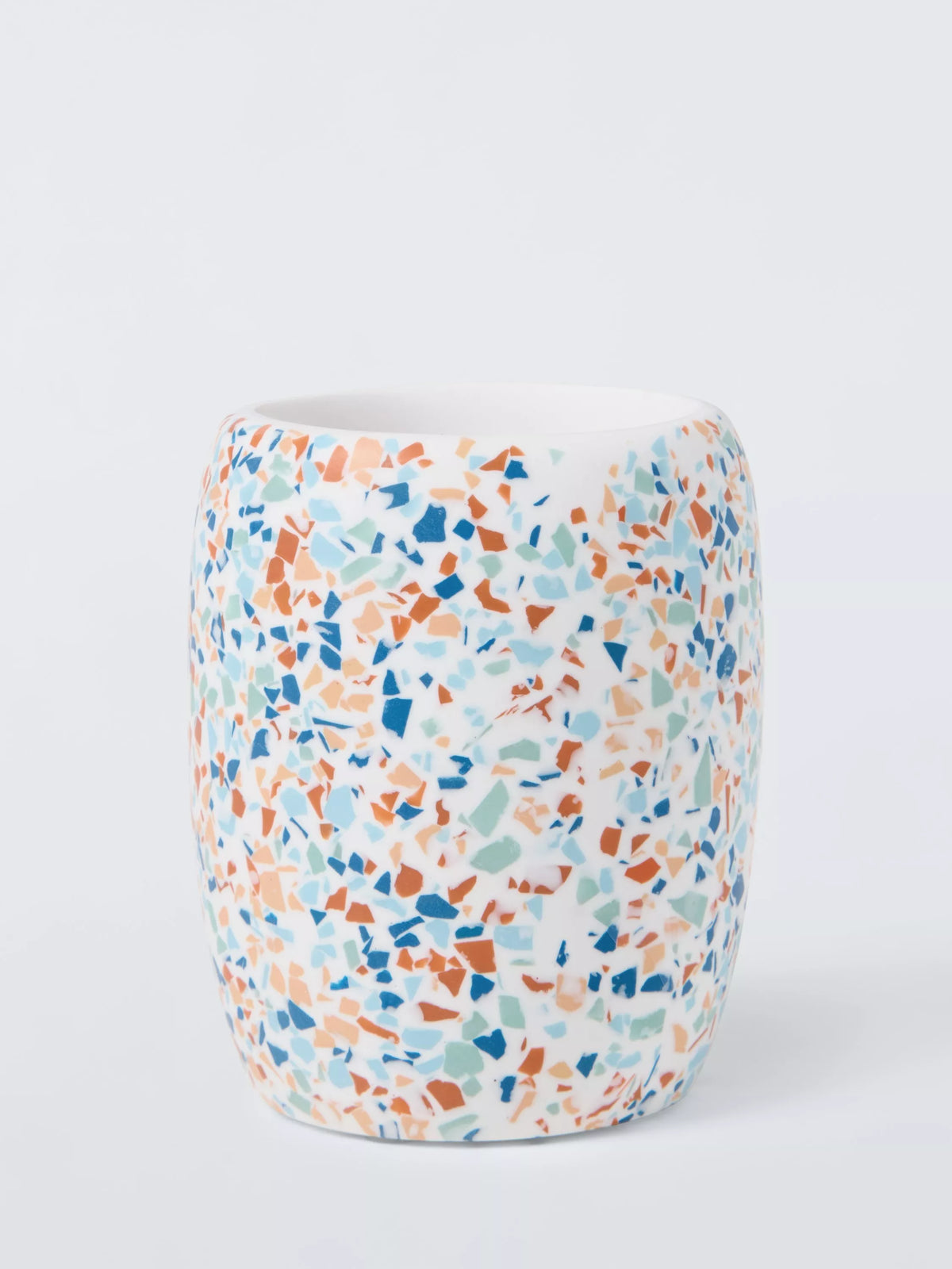 John Lewis terrazzo bathroom tumbler multi 150ml - British product