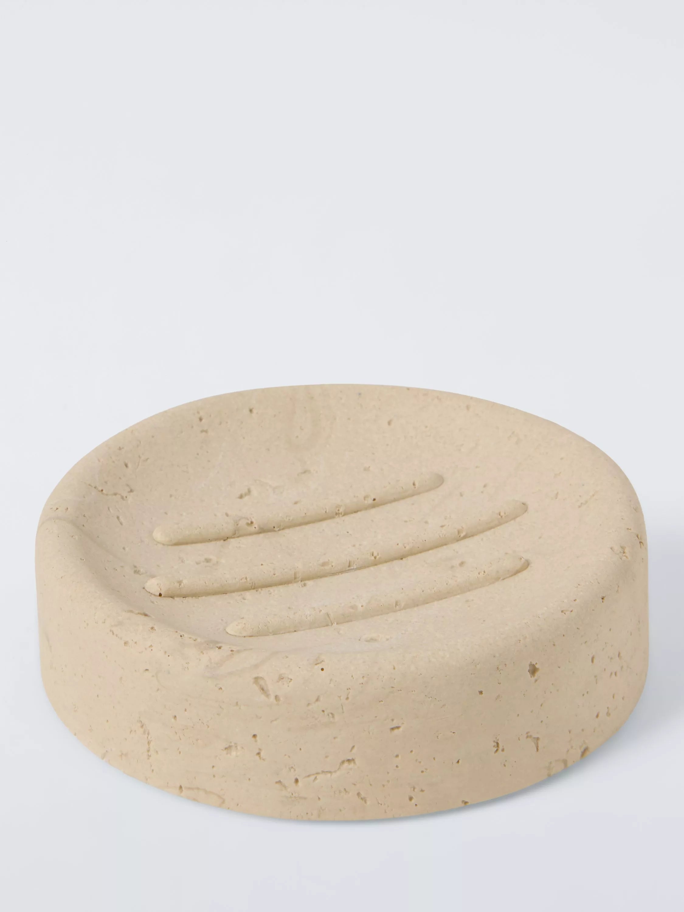 John Lewis stone effect soap dish natural resin (British brand)