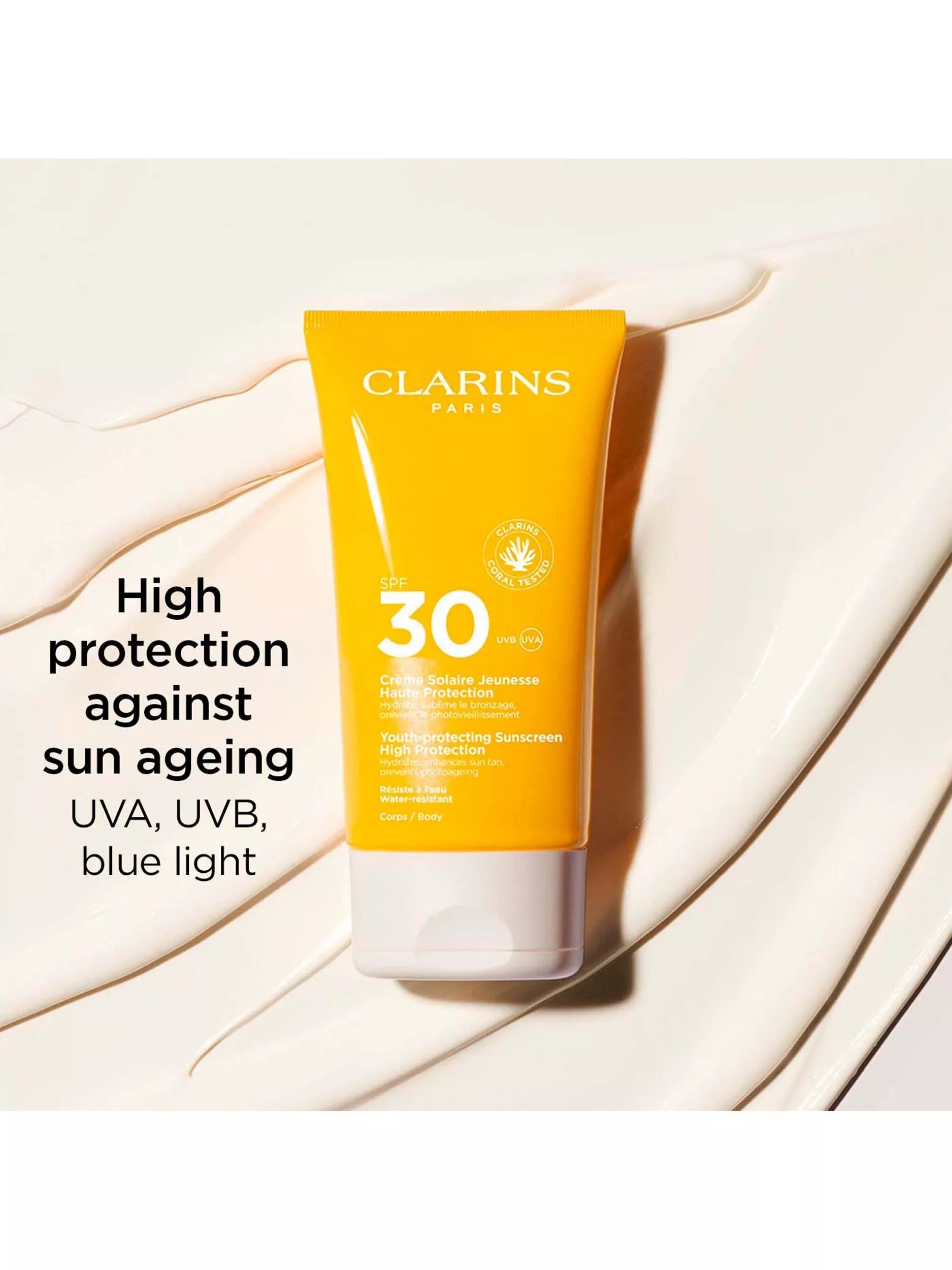 Clarins sun care cream SPF 30 150ml (British brand)