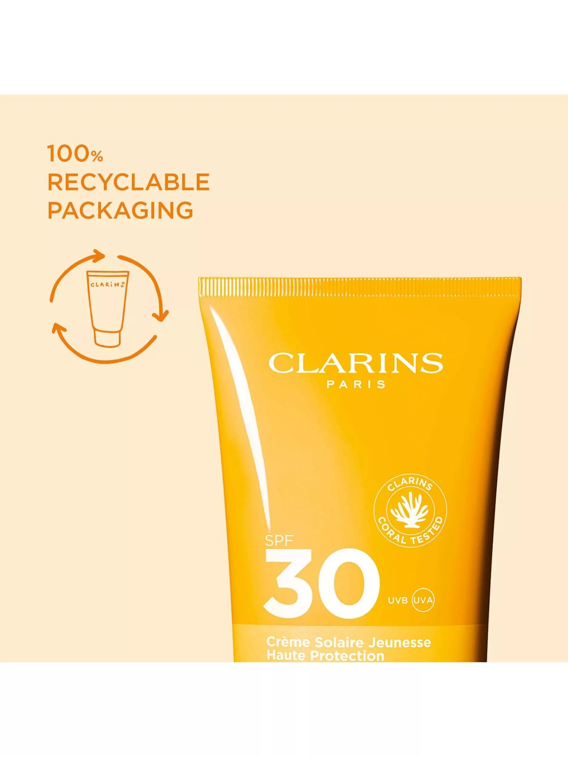 Clarins sun care cream SPF 30 150ml (British brand)