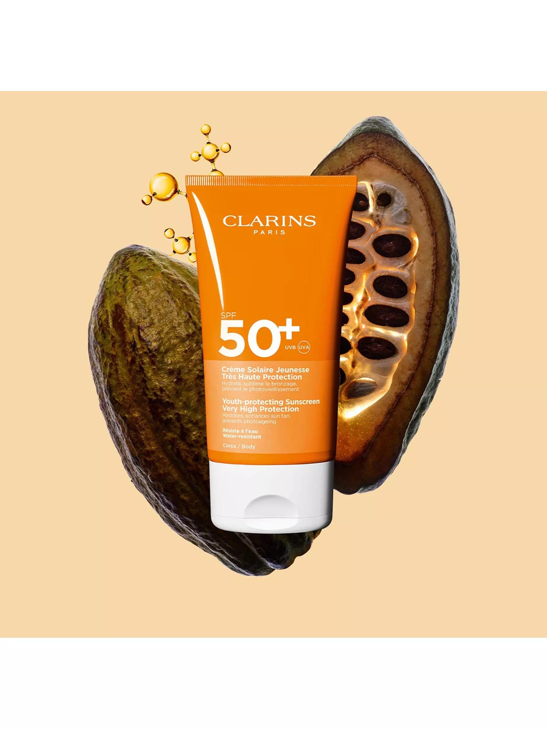 Clarins Sun Care Cream SPF 50+ 150ml - British product
