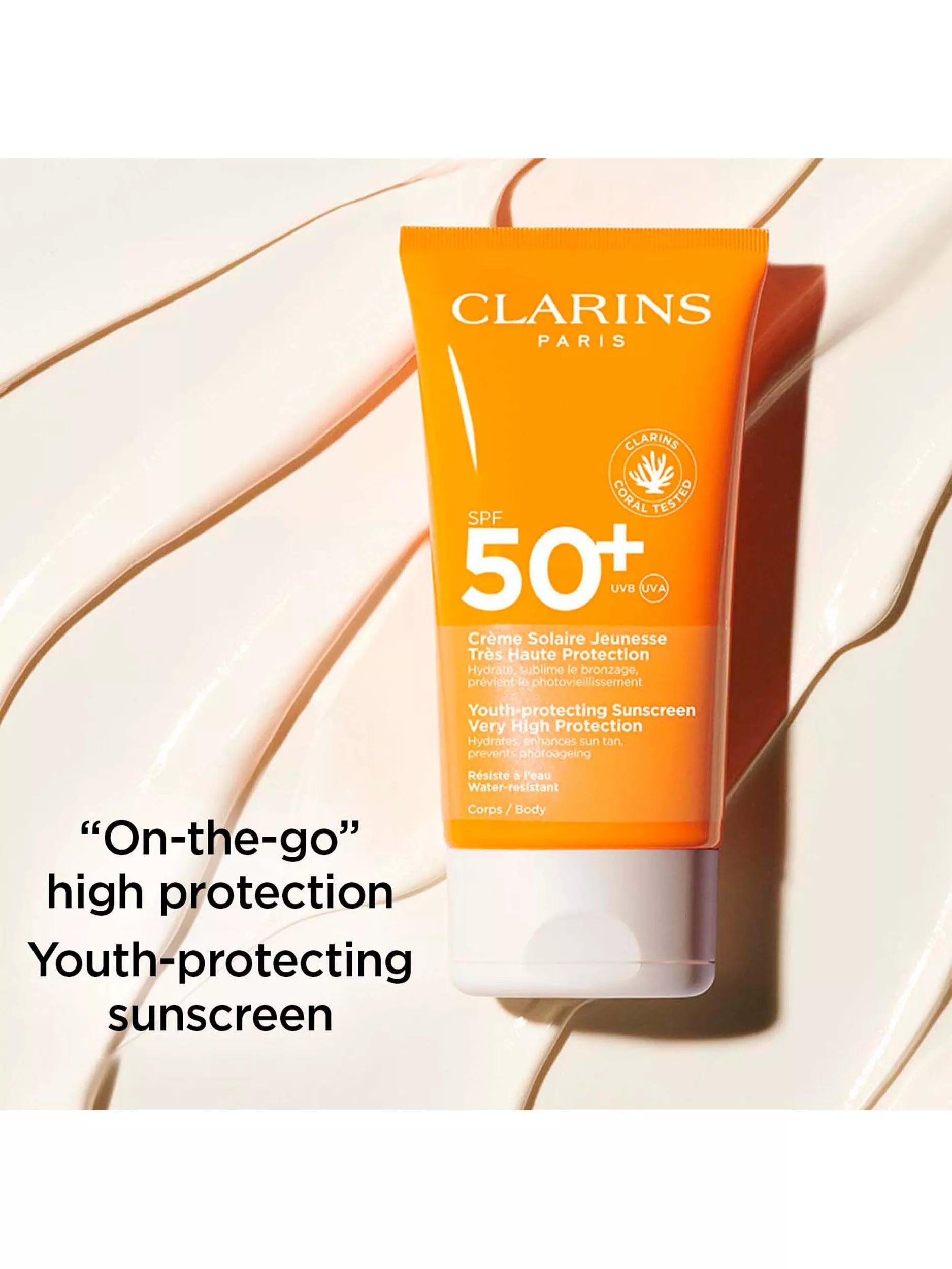 Clarins Sun Care Cream SPF 50+ 150ml - British product
