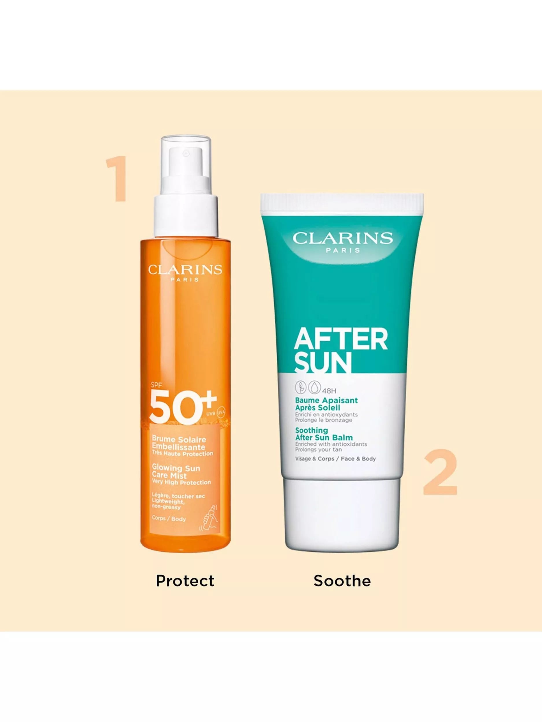 Clarins sun care mist SPF 50+ 150ml - British product