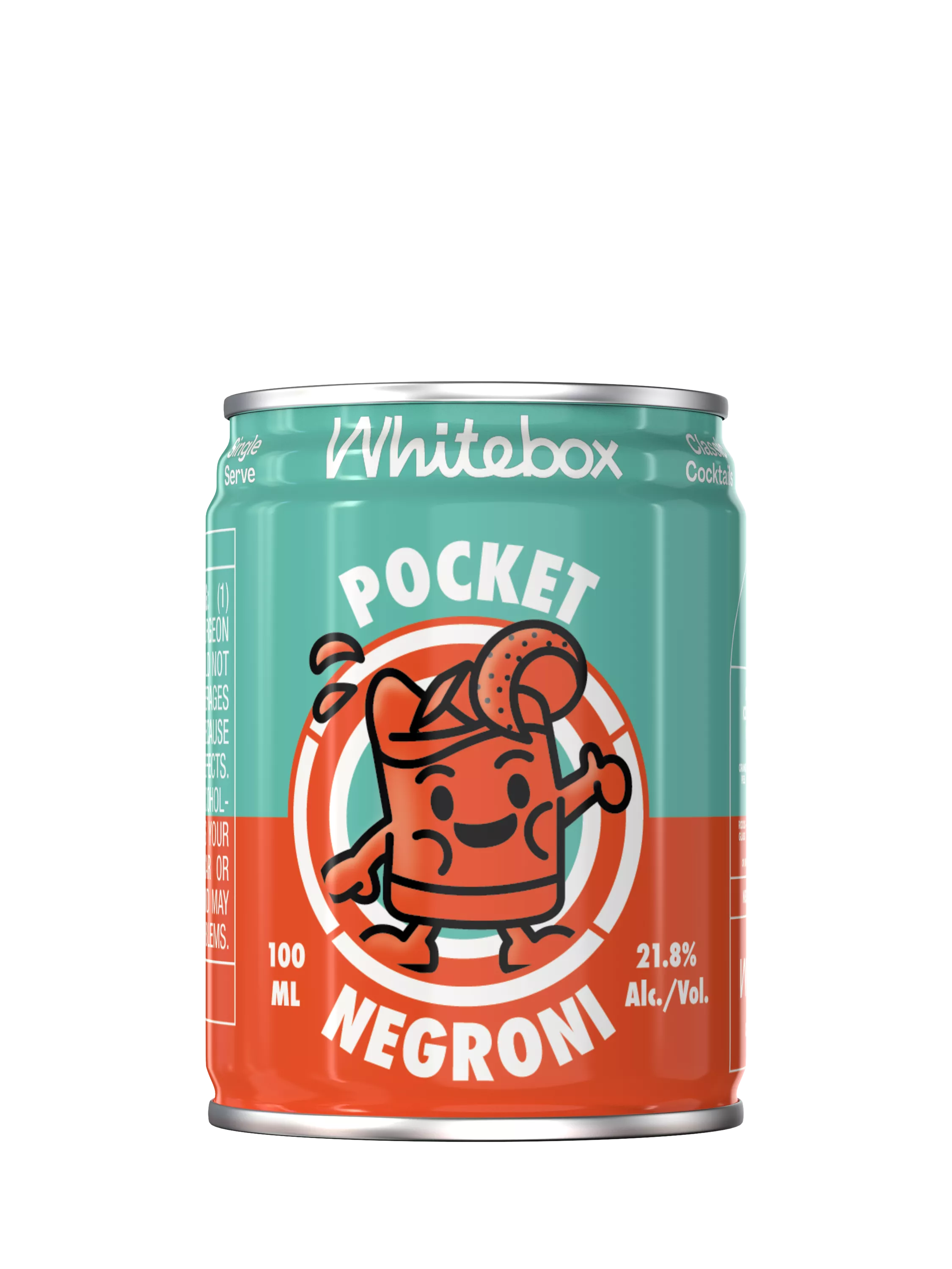 Whitebox Cocktails Pocket Negroni cocktail 10cl, imported from the UK