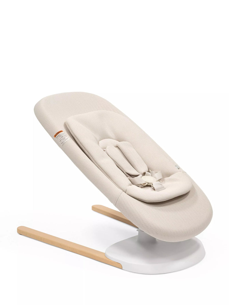 Stokke Yoga baby bouncer and swing in Light Sand, UK version