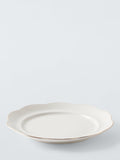 John Lewis Fleur fine china side plate 19.6cm gold rim, UK version
