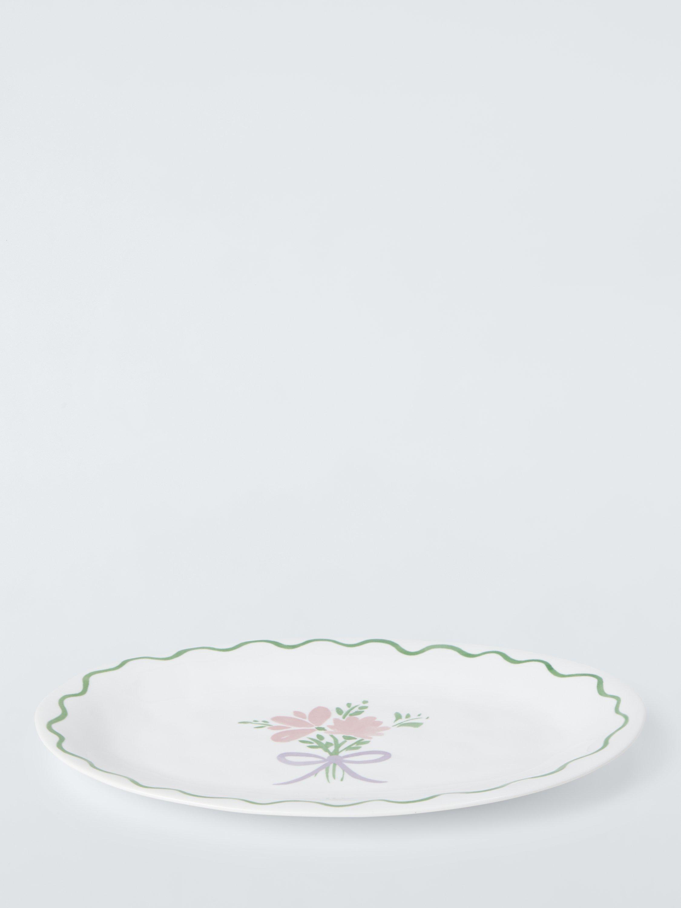 John Lewis Christmas foliage serving platter 31cm - British product