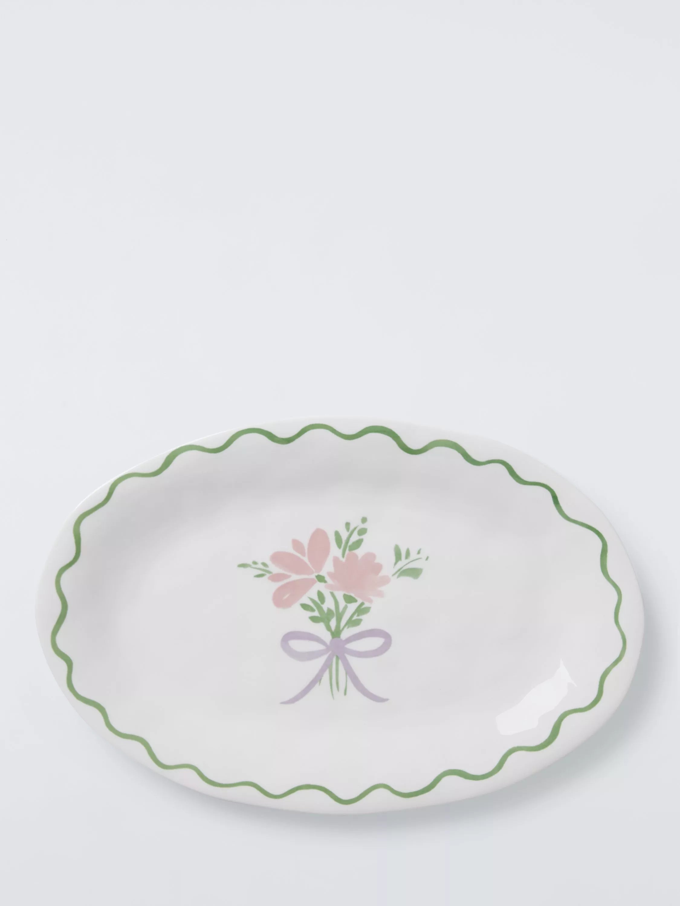 John Lewis Christmas foliage serving platter 31cm - British product