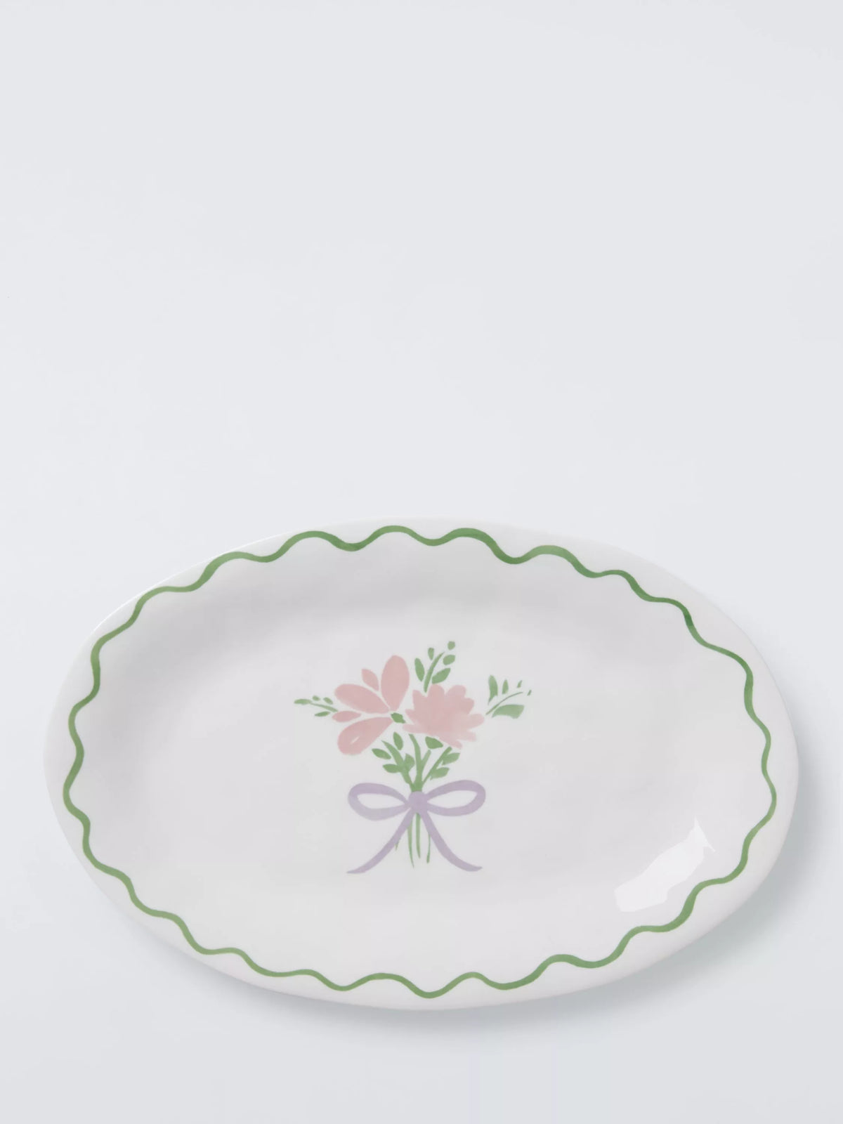 John Lewis Christmas foliage serving platter 31cm - British product
