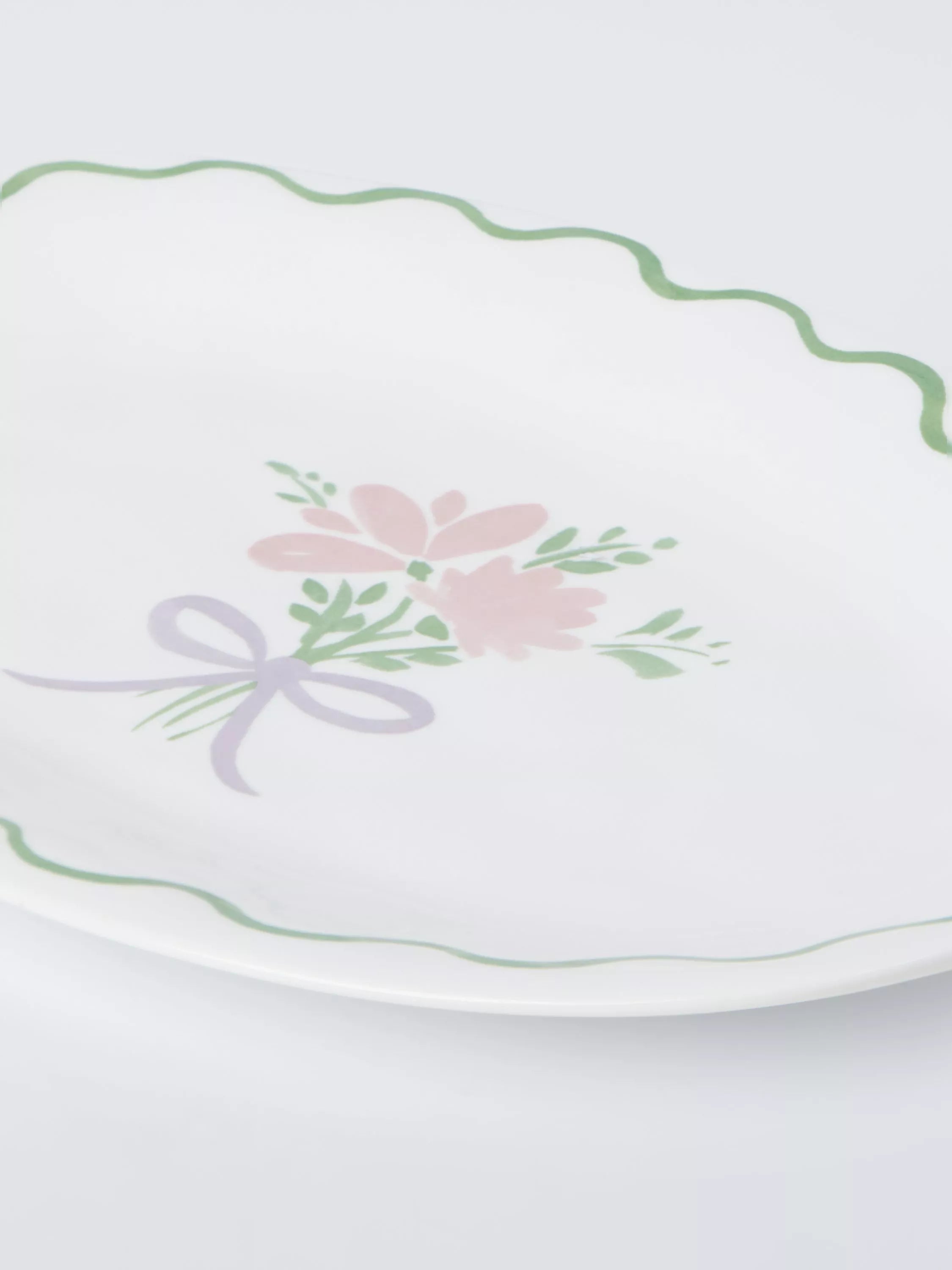 John Lewis Christmas foliage serving platter 31cm - British product