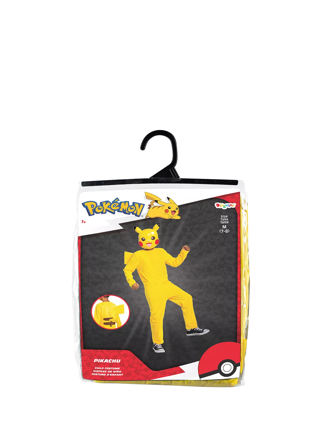 Pokémon Pikachu classic children's costume, imported from the UK