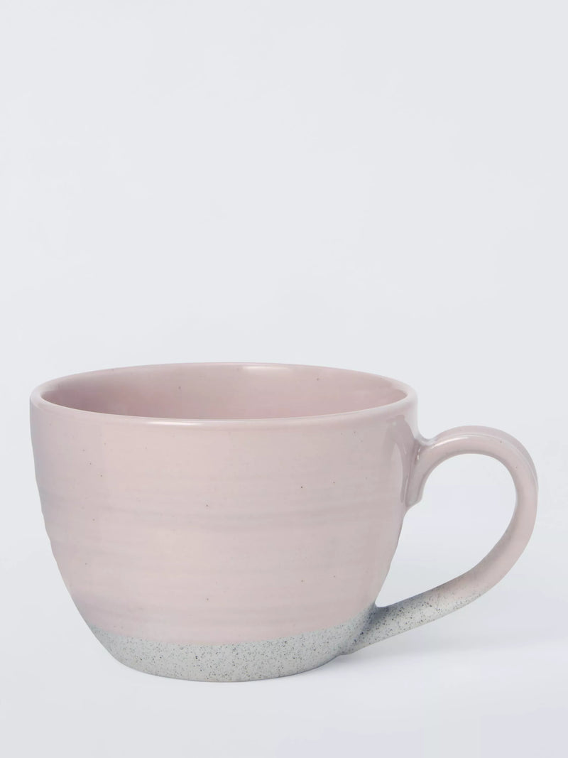 John Lewis pink stoneware mug set of 2 - British product