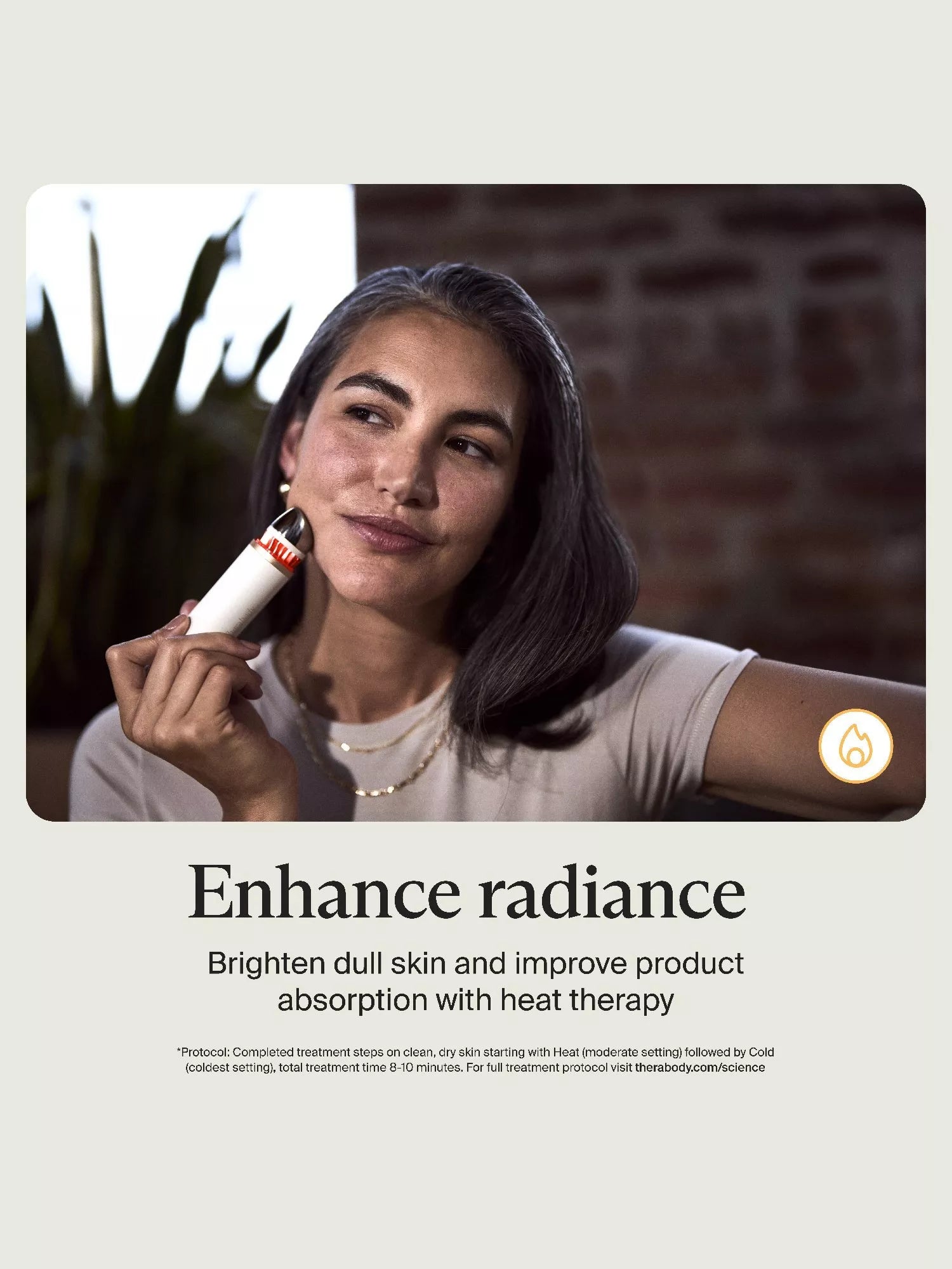Therabody TheraFace Depuffing Wand, imported from the UK
