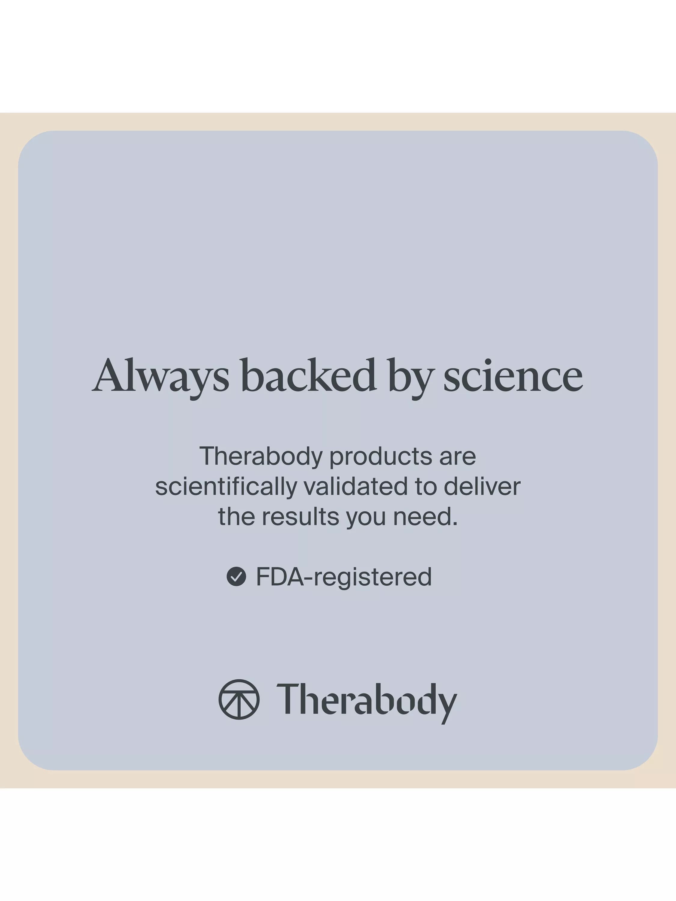 Therabody ThermBack LED back pain therapy wrap, imported from the UK