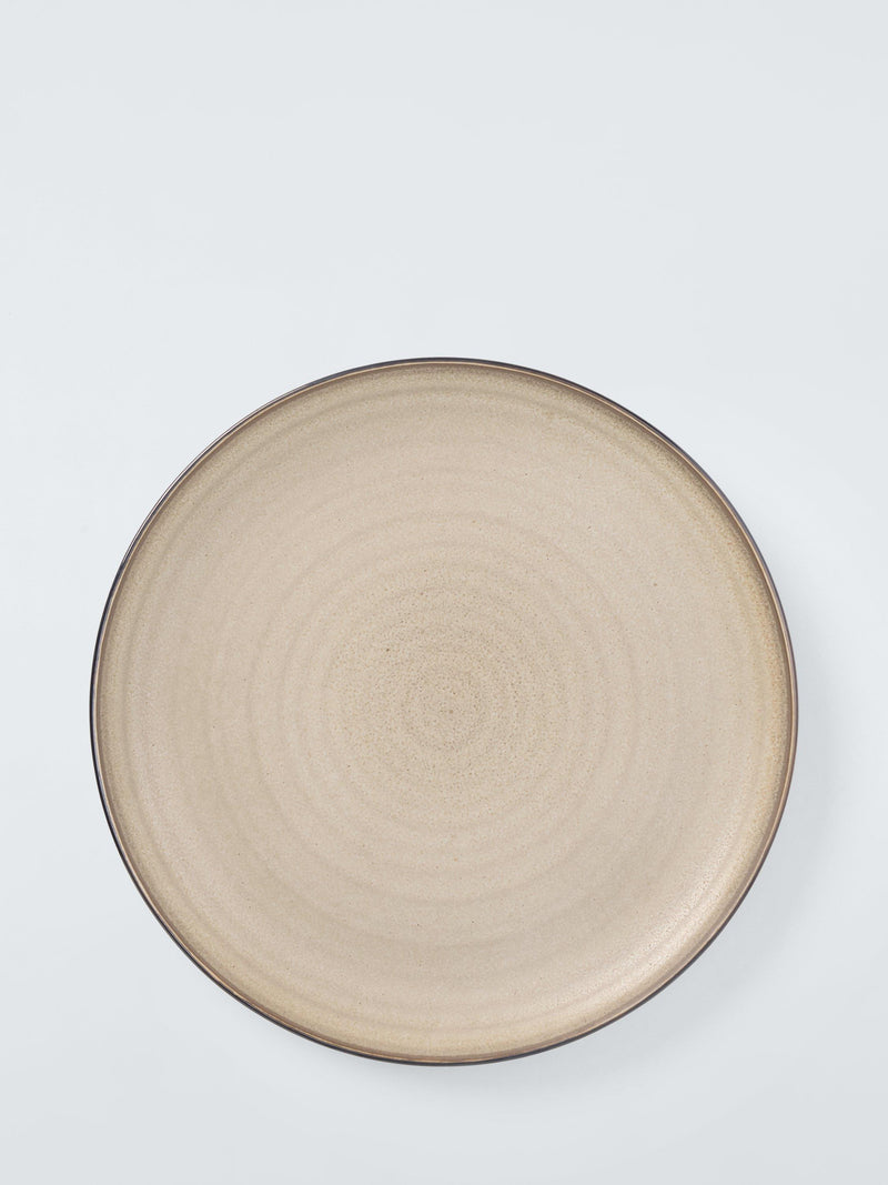 John Lewis stoneware coupe side plate, sand, 21.5cm, UK version
