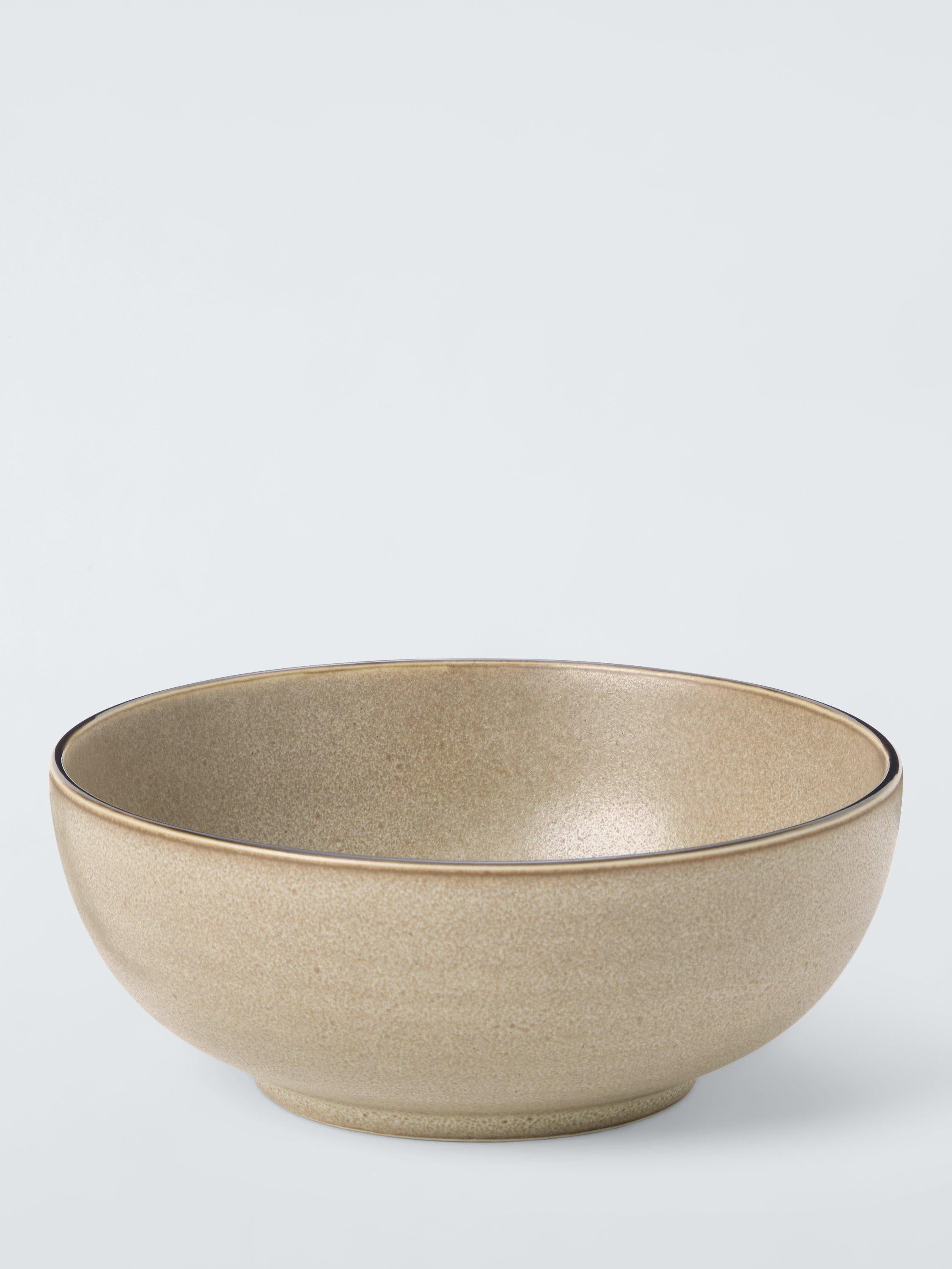 John Lewis stoneware cereal bowl Sand 16cm, UK version