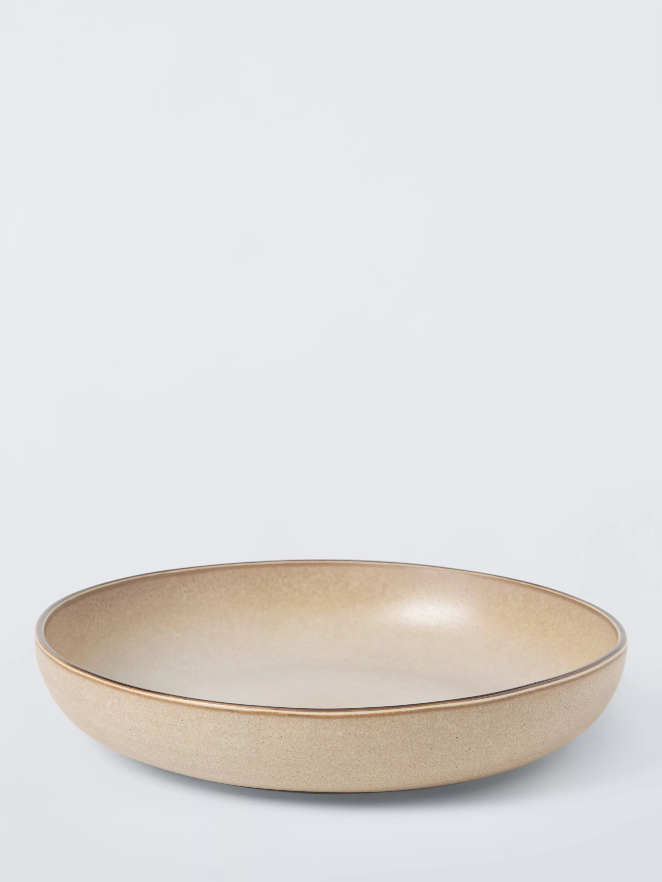 John Lewis farmhouse stoneware pasta bowl in sand 21cm, UK version