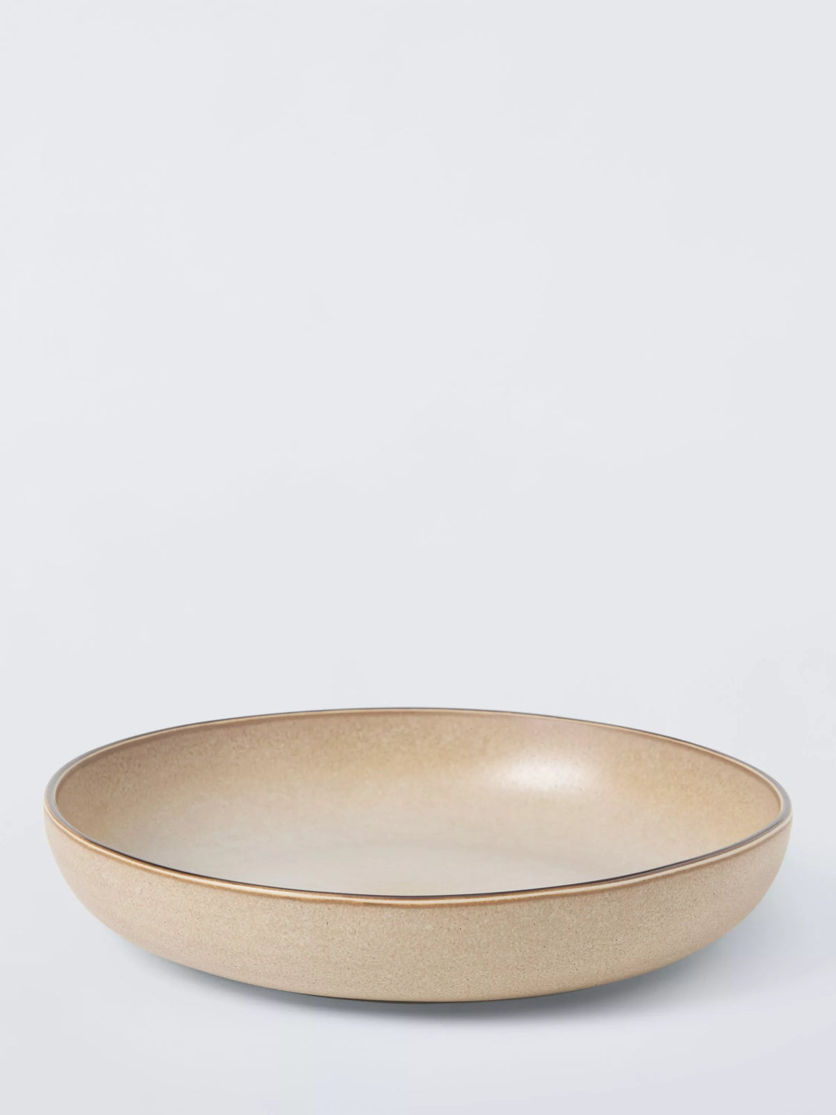 John Lewis farmhouse stoneware pasta bowl in sand 21cm, UK version