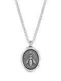 Dower & Hall silver wasp talisman necklace - British product