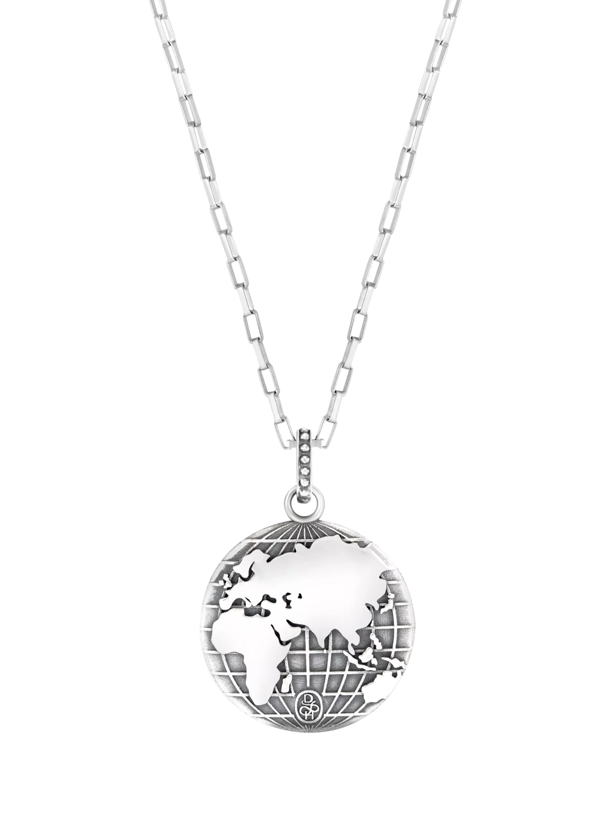 Dower & Hall One World talisman necklace 28cm, imported from the UK