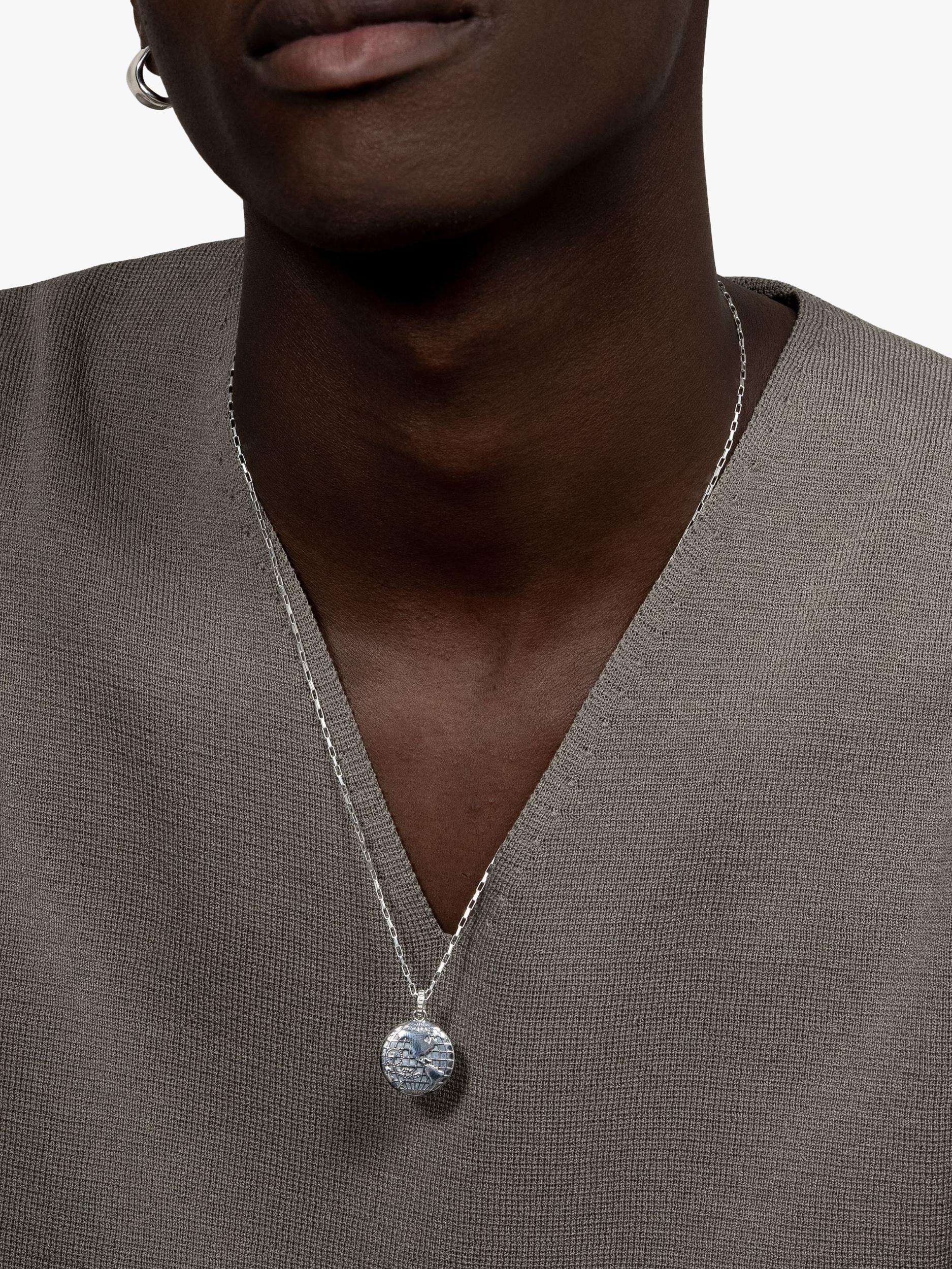 Dower & Hall One World talisman necklace 28cm, imported from the UK