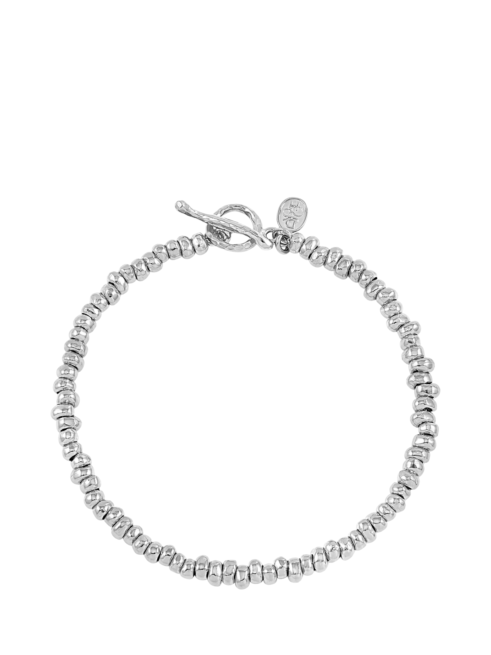 Dower & Hall silver signature bracelet 21cm, UK version