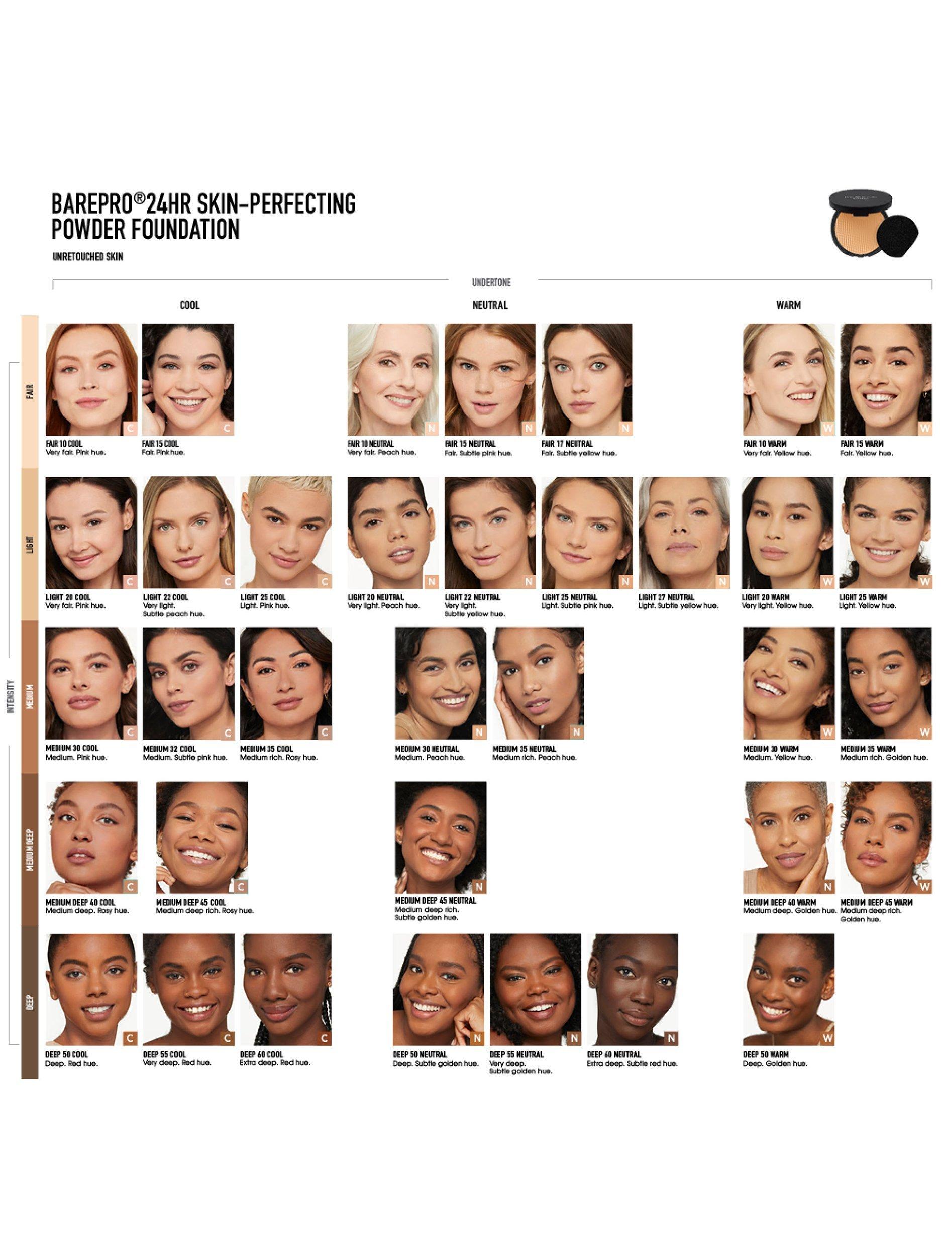 bareMinerals BAREPRO 24HR powder foundation 8g, UK version