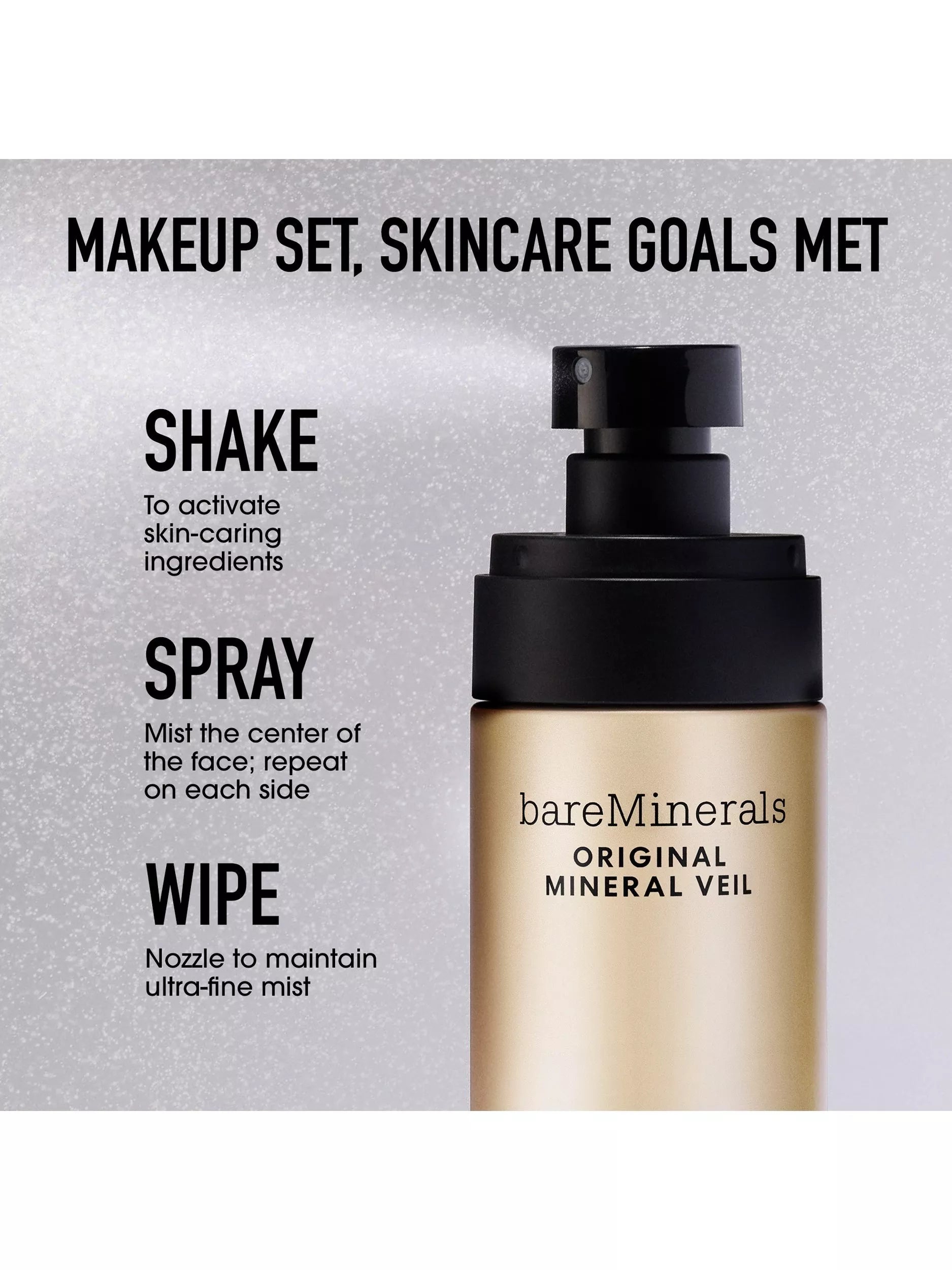 bareMinerals mineral veil setting spray 100ml, imported from the UK