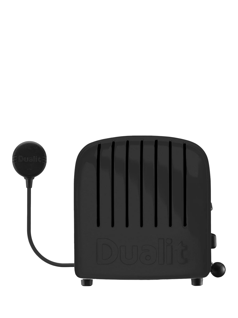 Dualit toaster Stealth Black 2 slice, imported from the UK