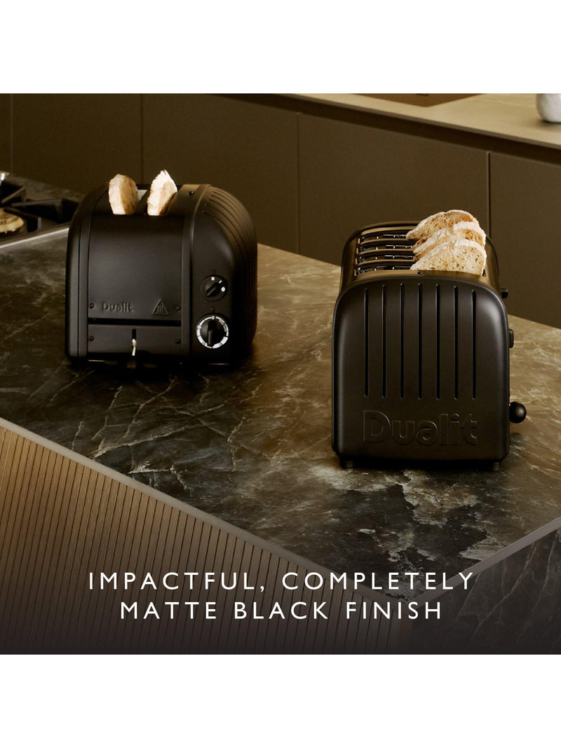 Dualit toaster Stealth Black 2 slice, imported from the UK
