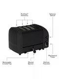 Dualit NewGen Stealth Black 4 slice toaster, UK version