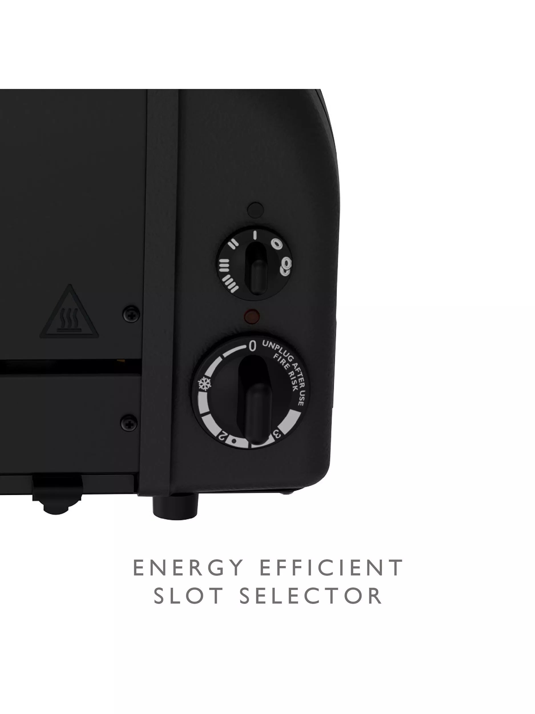 Dualit NewGen Stealth Black 4 slice toaster, UK version
