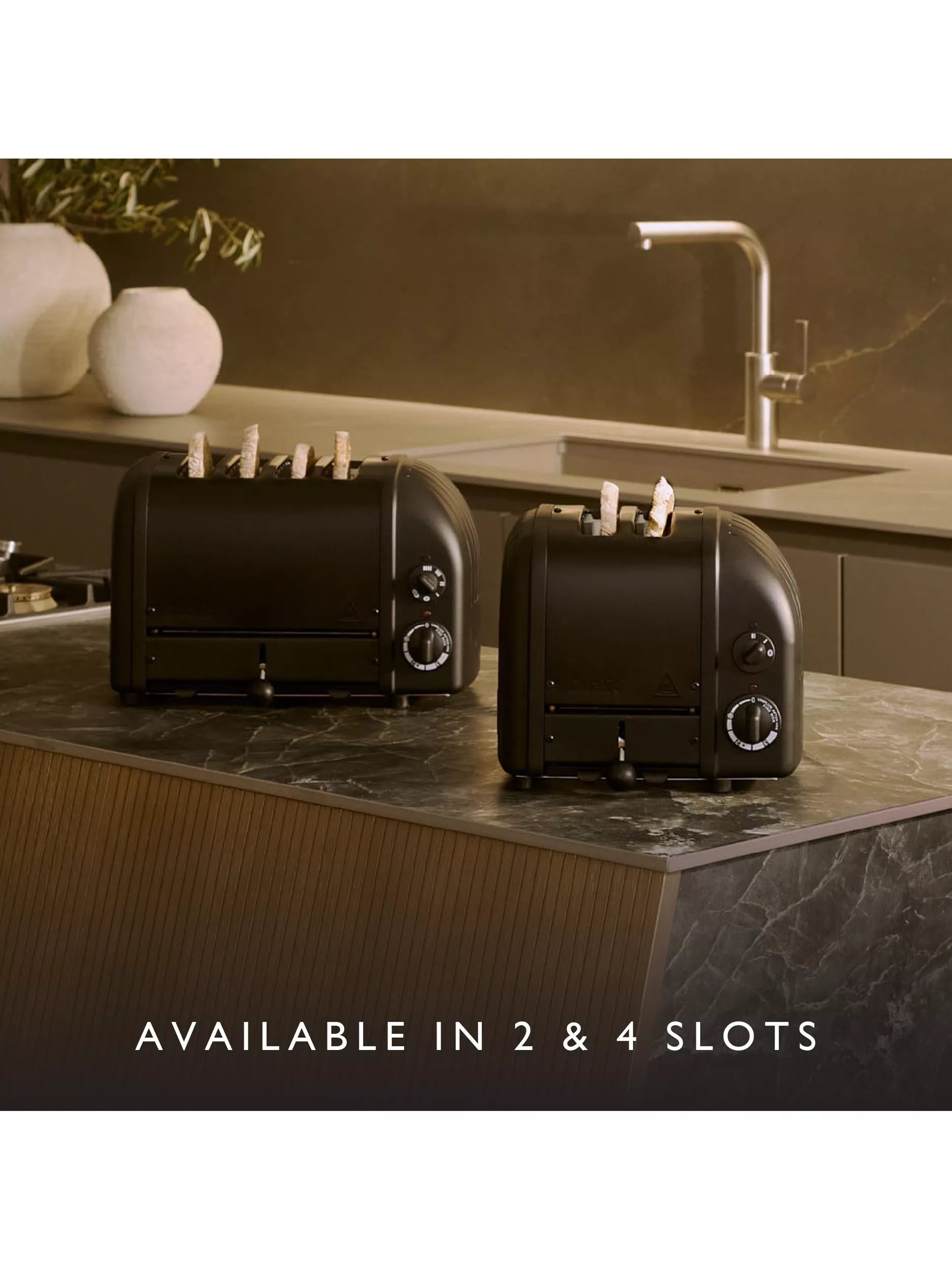 Dualit NewGen Stealth Black 4 slice toaster, UK version