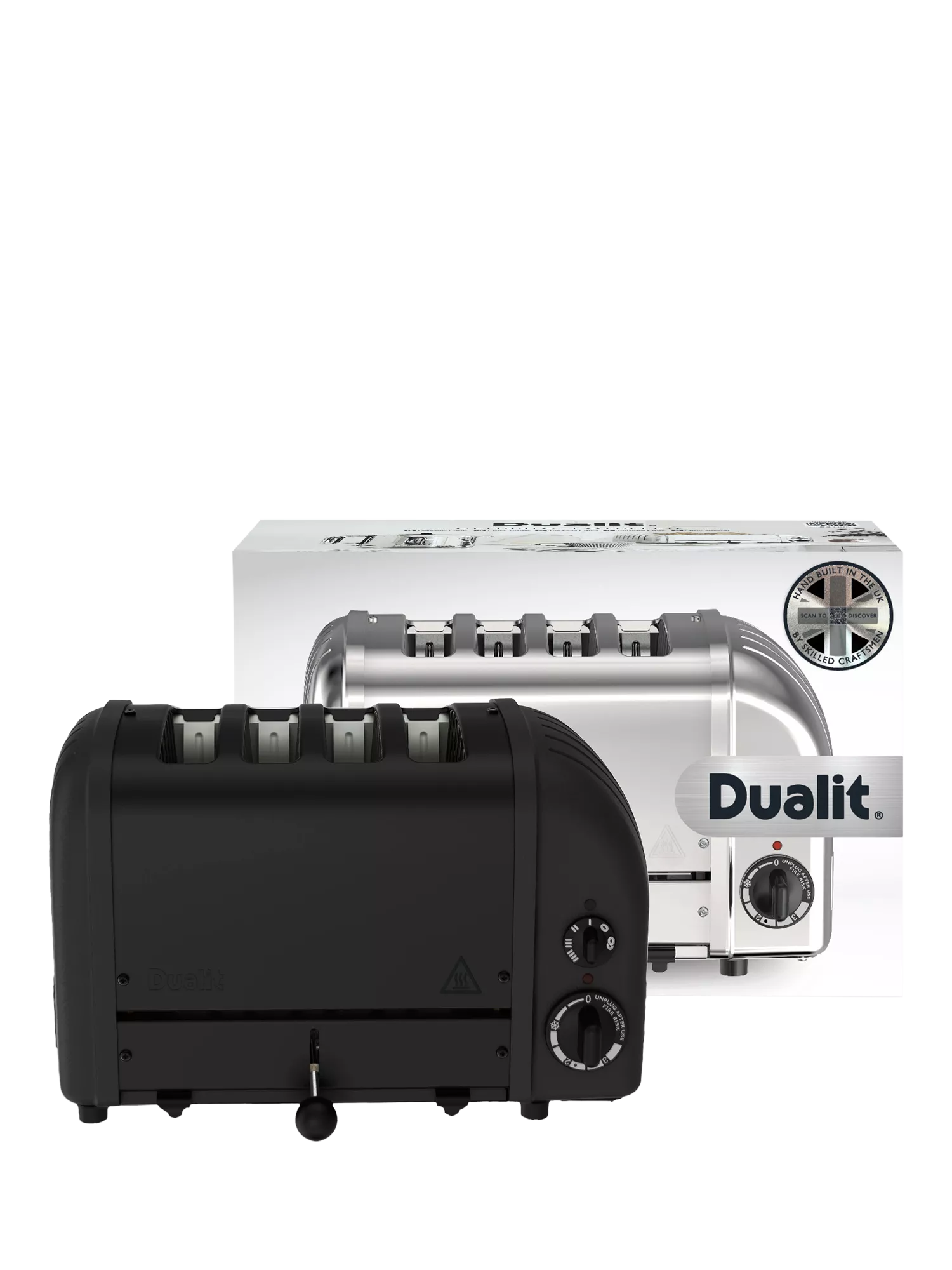 Dualit NewGen Stealth Black 4 slice toaster, UK version
