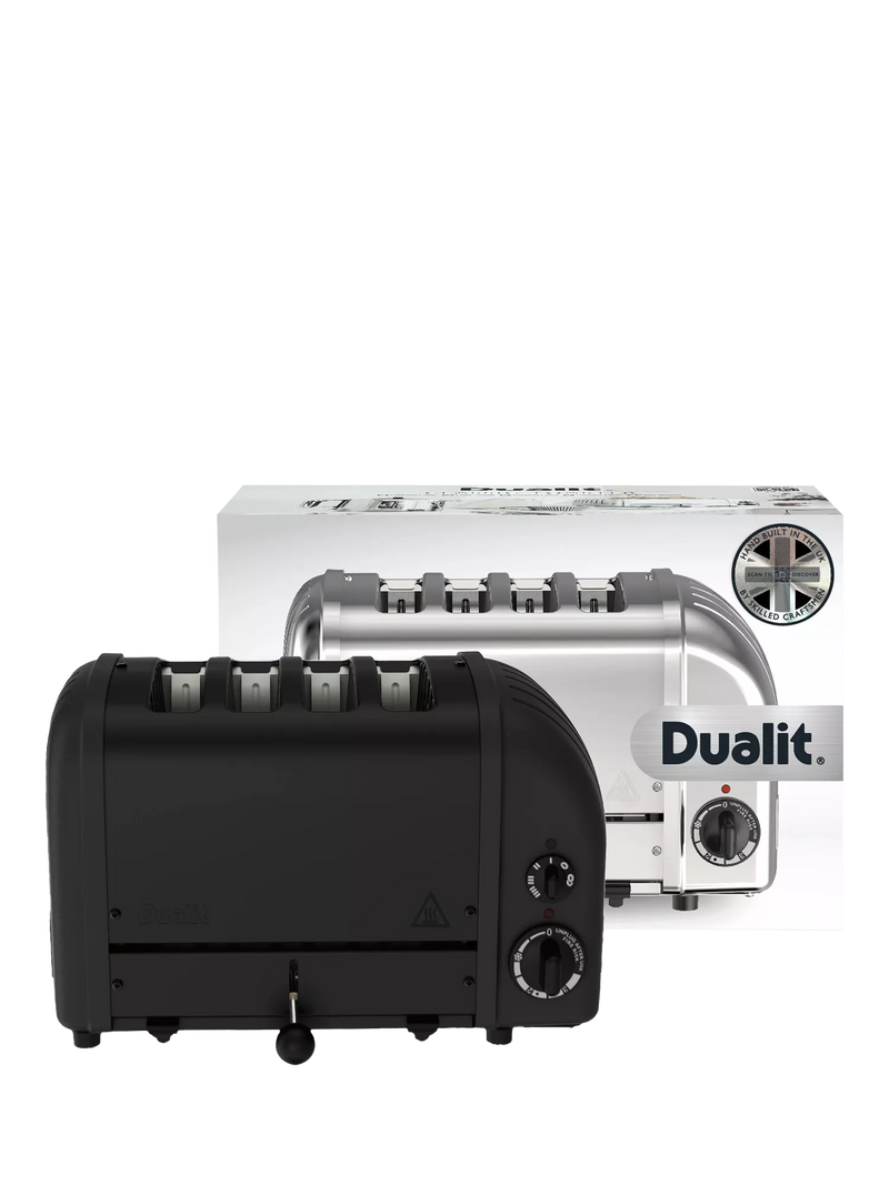 Dualit NewGen Stealth Black 4 slice toaster, UK version