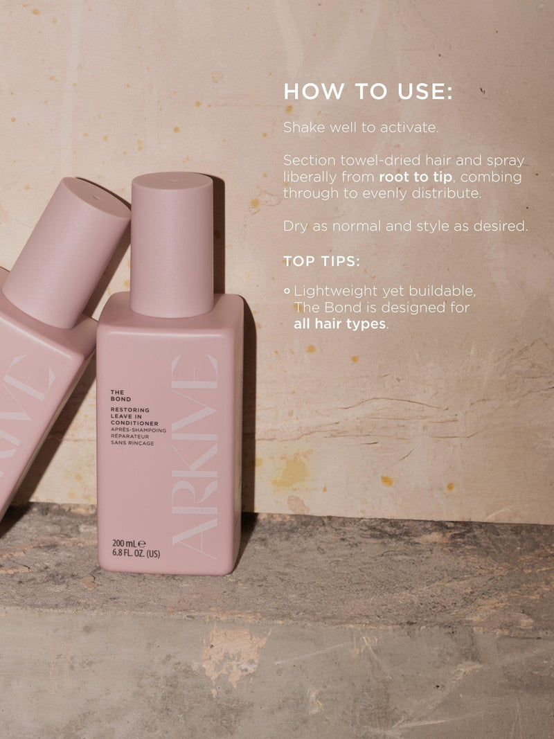 ARKIVE leave-in conditioner bond restoring 200ml, imported from the UK