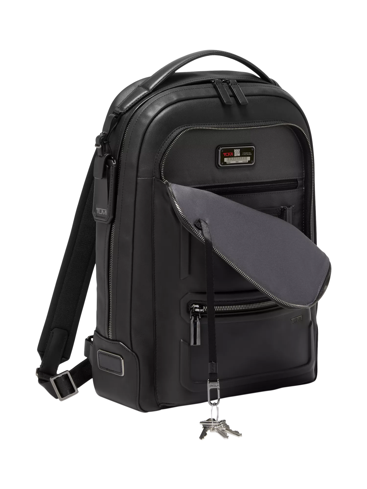 TUMI Bradner backpack Black Bombe 31L (British brand)