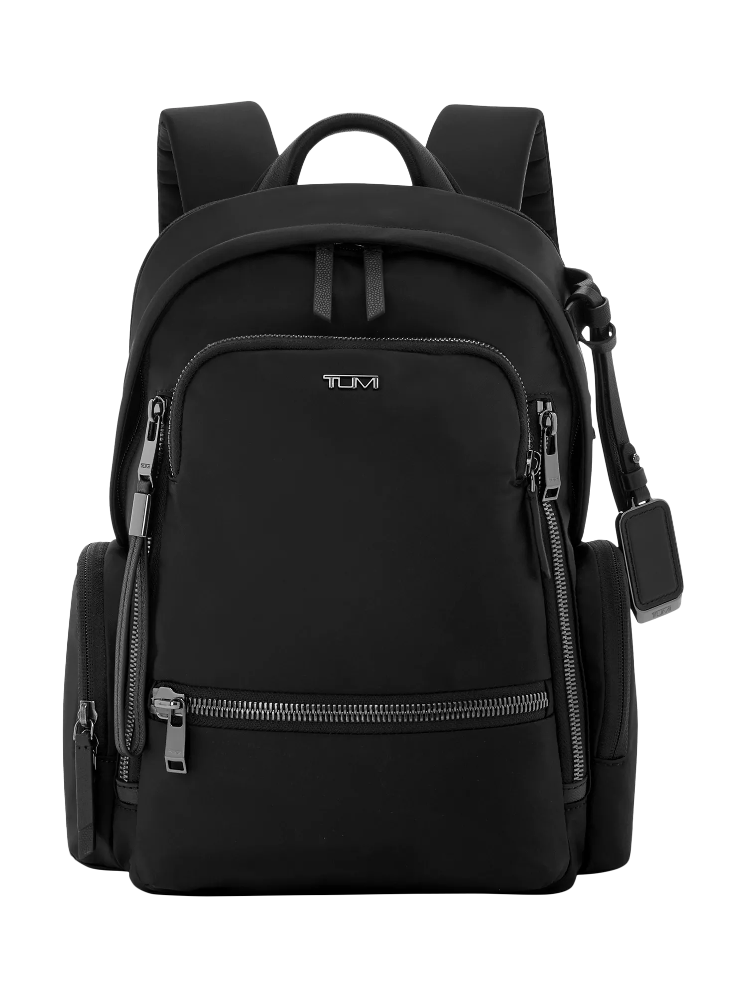 TUMI Celina medium backpack Black/Gunmetal, imported from the UK