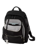TUMI Celina medium backpack Black/Gunmetal, imported from the UK