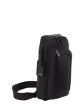 TUMI leather sling bag 12.5L Black Bombe (British brand)
